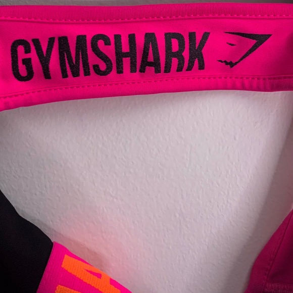 Gymshark Size S Black Pink Sports Bra - Picture 5 of 7